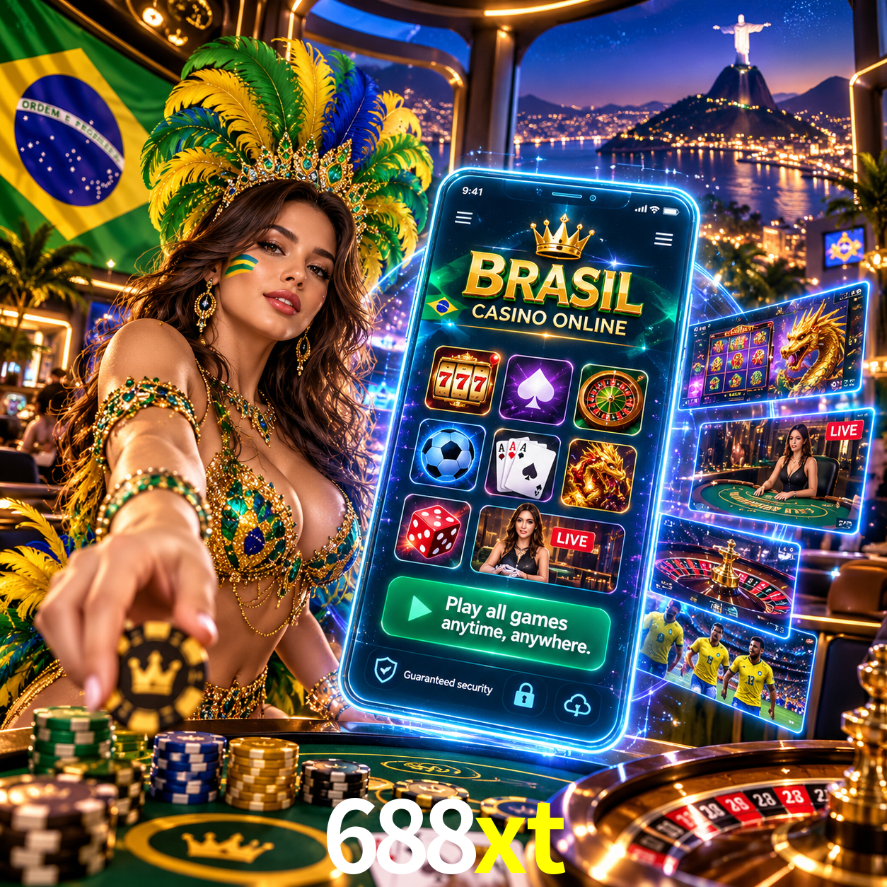 Experimente o Login Seguro Premium no 688xt